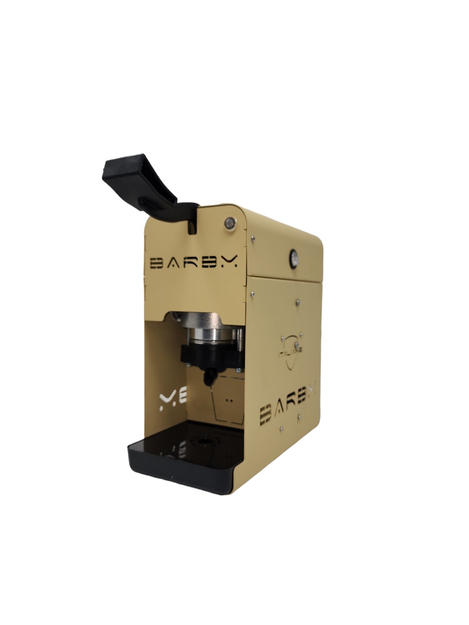BARBY  Espresso Coffee ESE 44mm POD Machine Black Navy Blue White Creme Color- Made in Italy