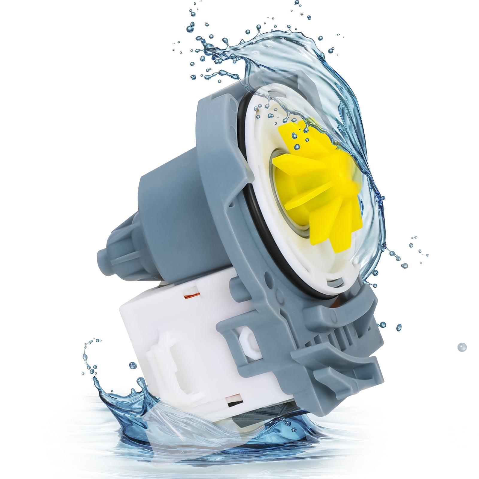 GARP W10724439, W10876537 Drain Pump for Dishwashers Compatible with GE and Whirlpool