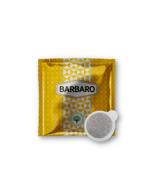 Caffè Barbaro Gold Coffee Pods, Best Quality Intense Flavor, Aromatizzato Coffee, 44 mm