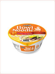Paldo Fun & Yum Bowl Beef and Vegetable Instant Noodles