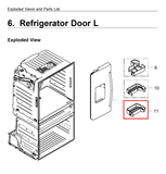 Samsung DA97-08400A Refrigerator Left Door Bin