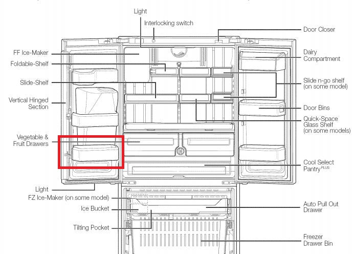 Samsung DA97-11483A Assembly GUARD REF L AW2 OEM Original Part