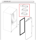 Samsung DA97-12657A Refrigerator Left Door Bin