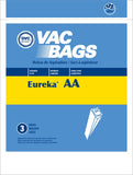 Eureka Compatible Style AA Eureka & Sanitaire Uprights 3 Pack Bags 58236A
