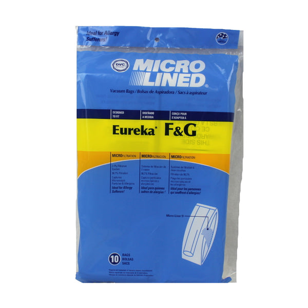 Eureka Compatible Style F&G Eureka & Sanitaire Uprights 10 Pack Bags 63262B