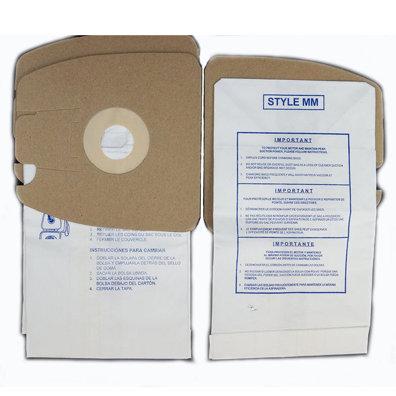 Eureka Compatible Style MM S3680 Canisters 9 Pack Bags 60297