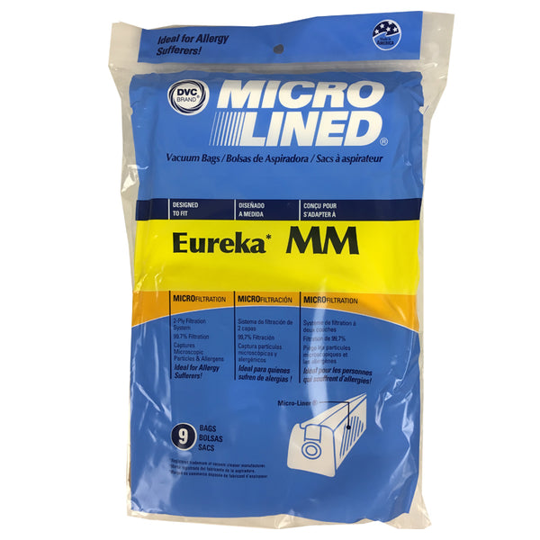 Eureka Compatible Style MM S3680 Canisters 9 Pack Bags 60297