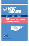 G.E. Compatible Swivel Top Premier Canister 5 Pack Bags