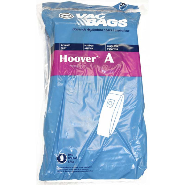 Hoover Compatible Style A Uprights 9 Pack Bags 4010221A