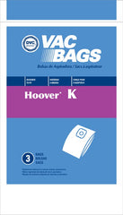 Hoover Compatible Style K Spirit Canister 3 Pack Bags 4010028K