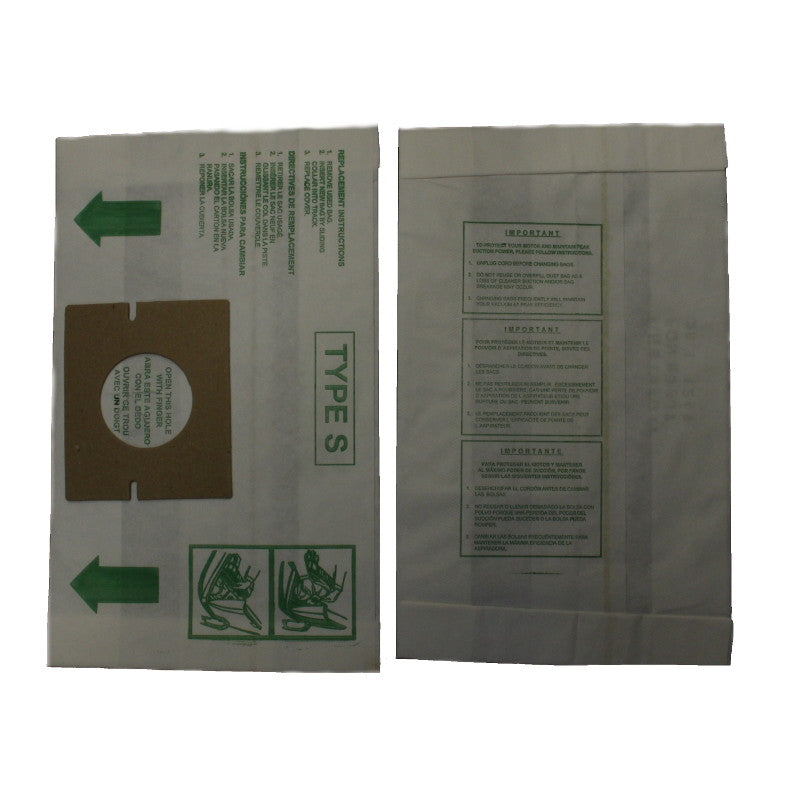 Hoover Compatible Style S Spectrum, WindTunnel Canister Bulk 100 Pack Bags 4010064S