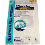 Hoover Compatible Style Y V2, WindTunnel & Tempo Uprights 3 Pack Bags 4010801Y