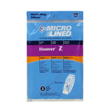 Hoover Compatible Style Z Power Drive, Caddy Vac, Dimension Uprights 3 Pack Bags 4010100Z