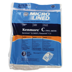 Kenmore Compatible Style C & Q 5055/50558, Type Q 50557 Panasonic C-5 3 Pack Bags KM48751-12