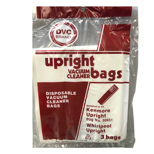 Kenmore Compatible Style L 50651 Upright 3 Pack Bags 2050651