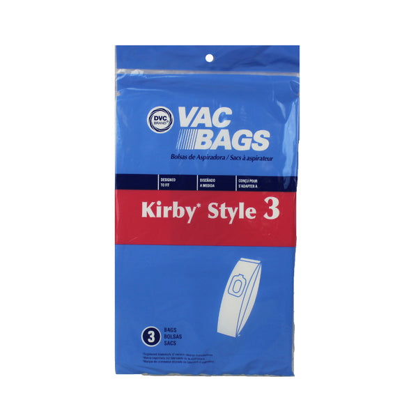 Kirby Compatible Style 3 Heritage II HD-Legend Uprights 3 Pack Bags 19068403