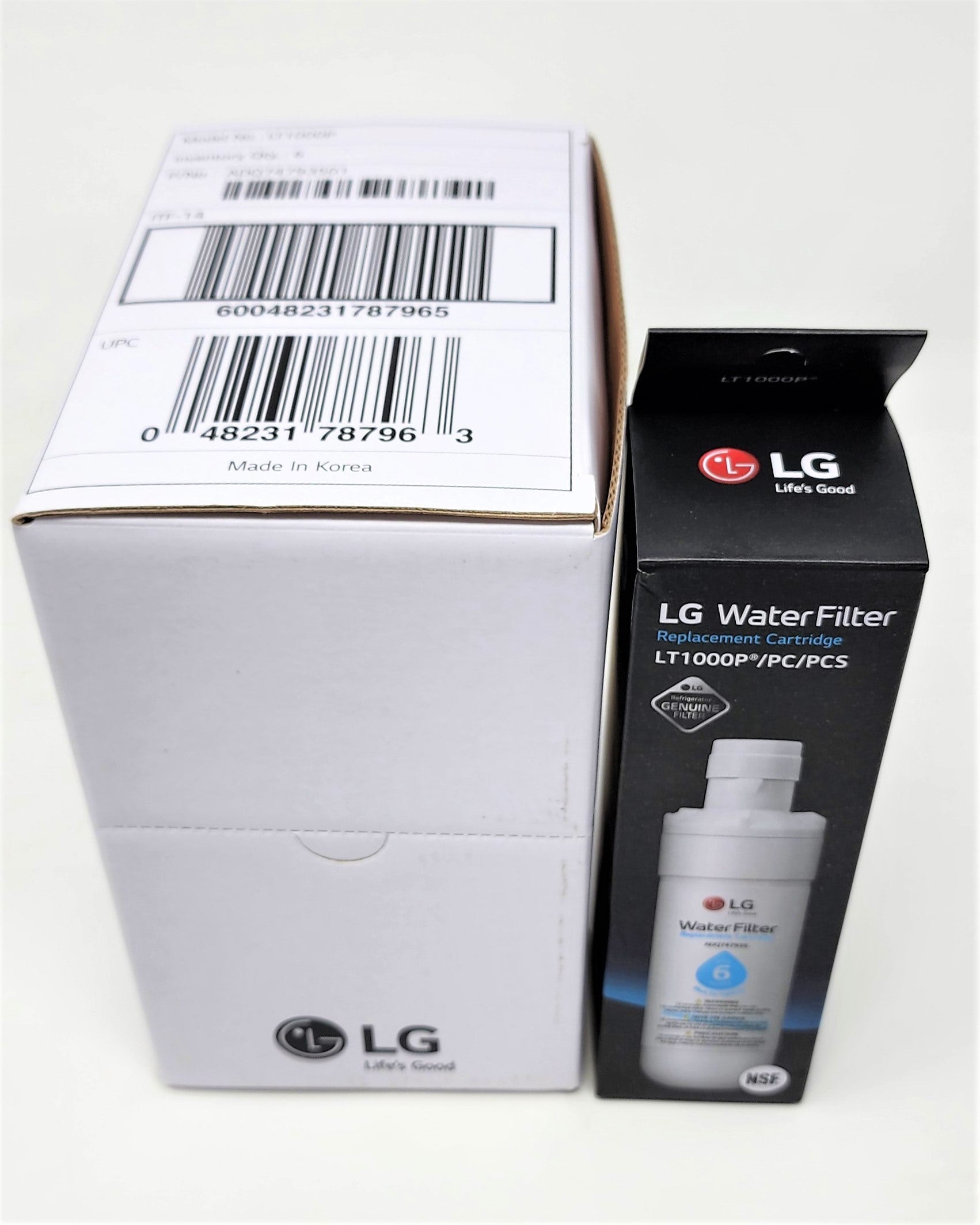 LG Genuine LT1000P - 6 Month / 200 Gallon Capacity Replacement Refrigerator Water Filter (NSF42, NSF53, and NSF401) LG ADQ747935
