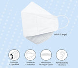 Face Mask 4-Layered Filtration, Made In KOREA 10 Pack