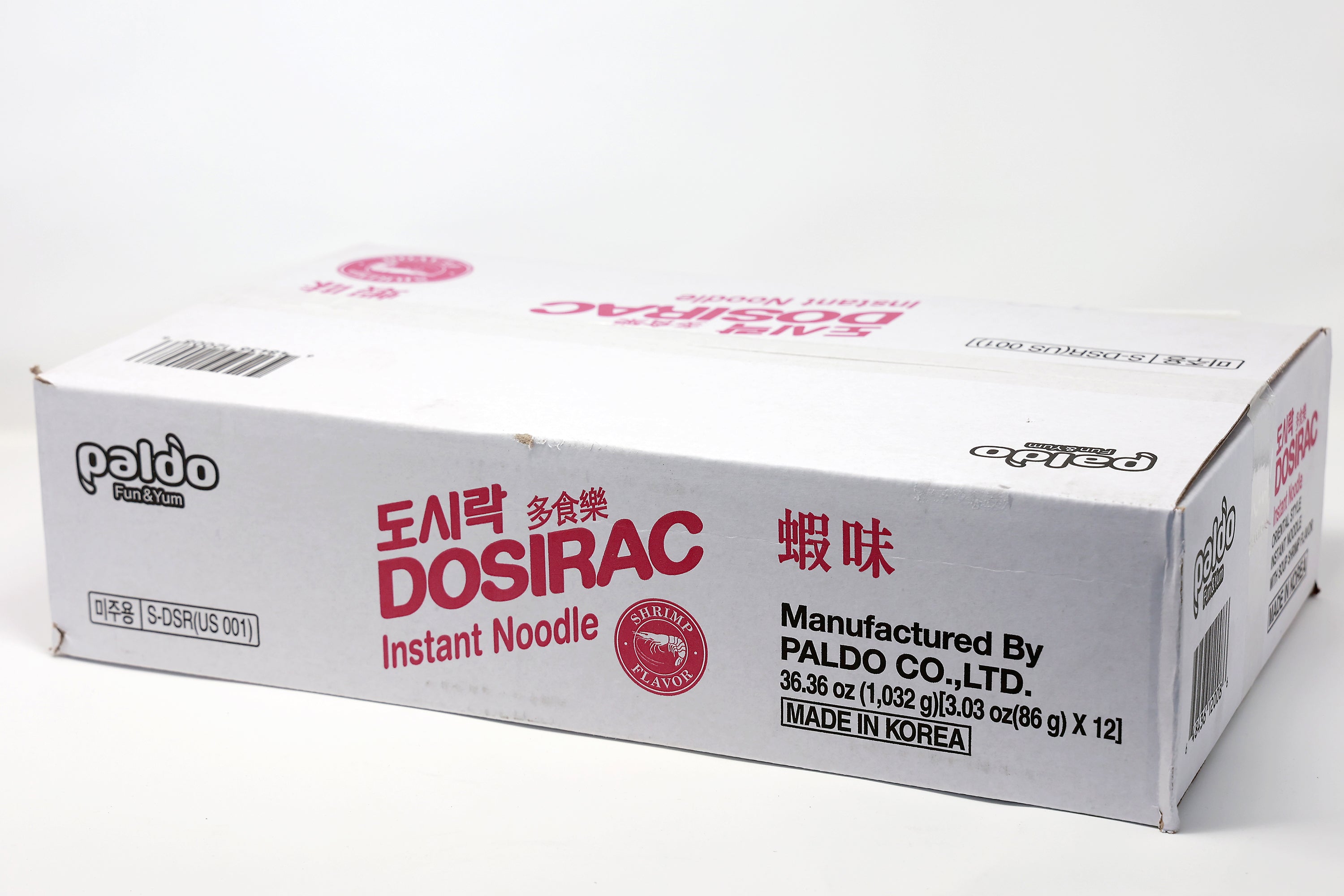 Paldo Fun & Yum Dosirac Shrimp Flavor Instant Noodles