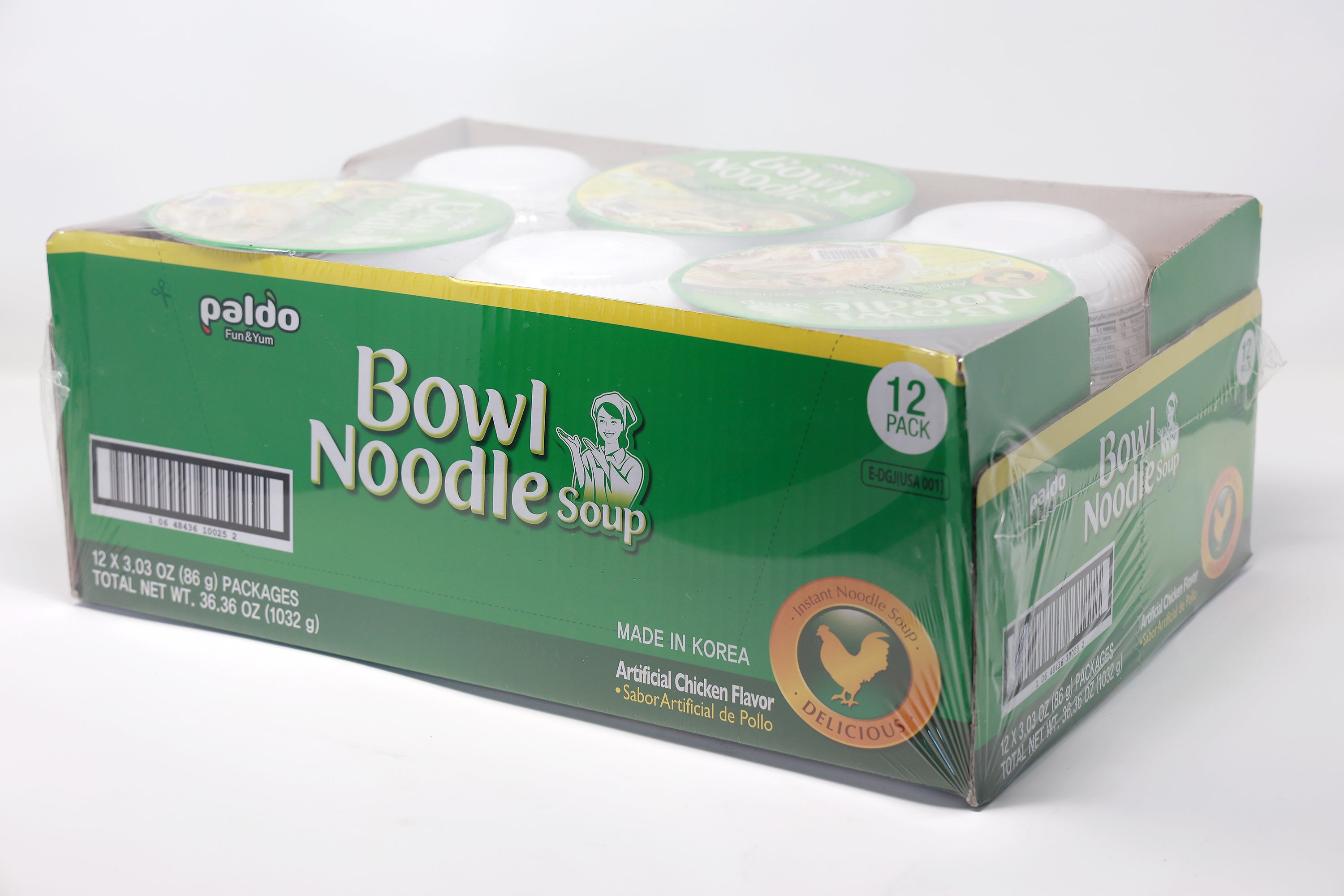 Paldo Fun & Yum Bowl Chicken Instant Noodles