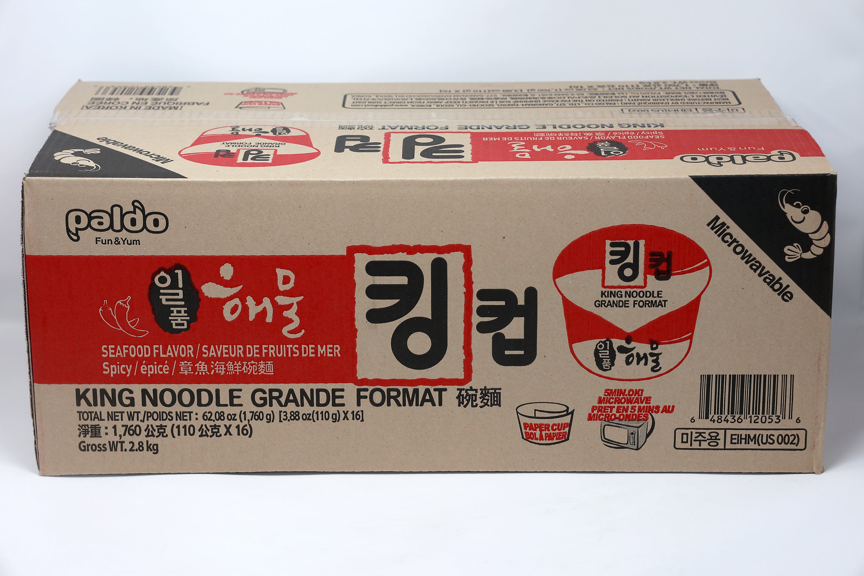 Paldo Fun & Yum Kingcup Seafood Instant Noodles