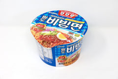Paldo Fun & Yum Bibim Men Instant Cold Cup Noodles, Brothless Cold Ramen with Sweet & Spicy Seasoning Sauce, Best Oriental Style Korean Ramyun