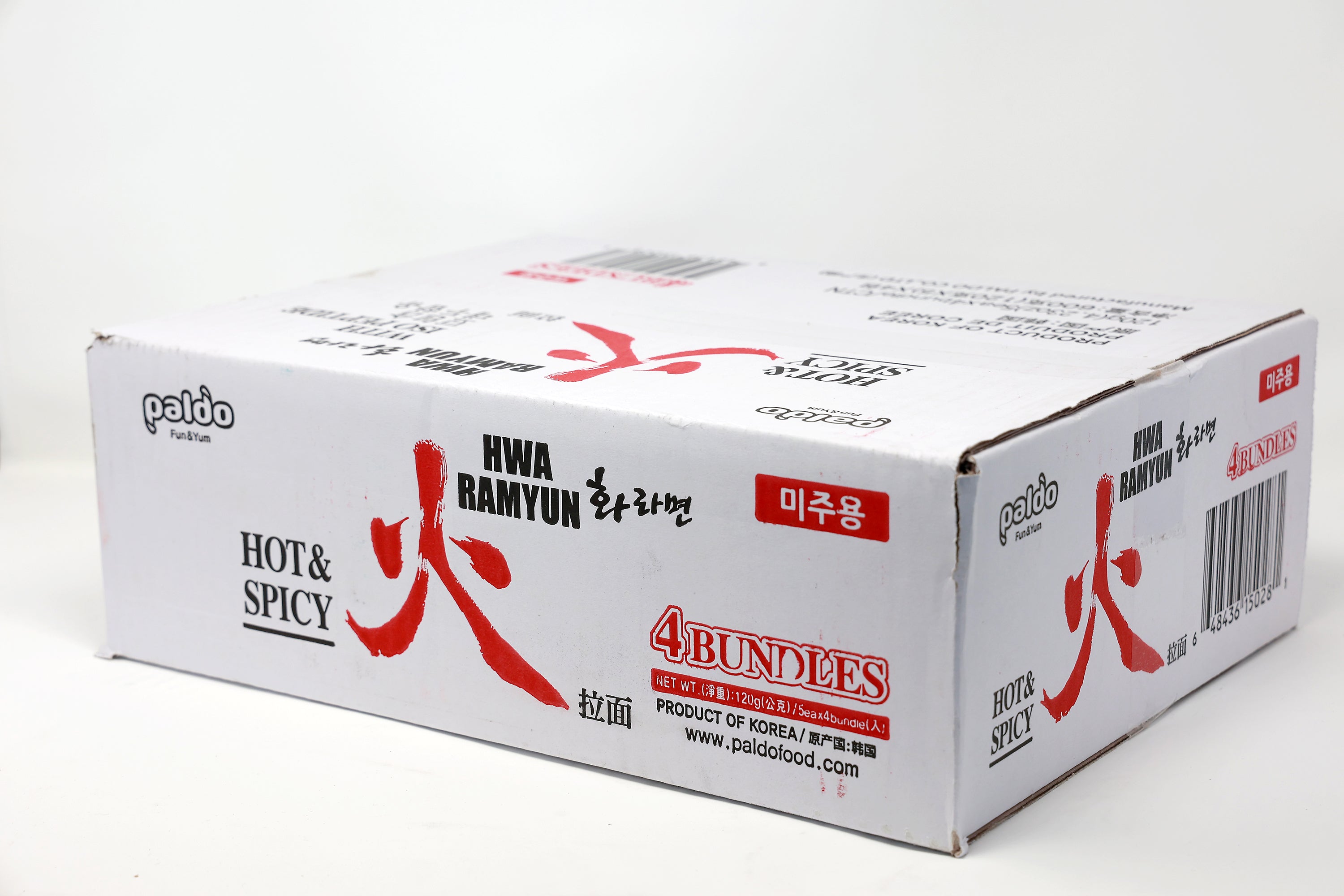 Paldo Fun & Yum Hwa Ramyun Hot And Spicy Flavor Instant Noodles