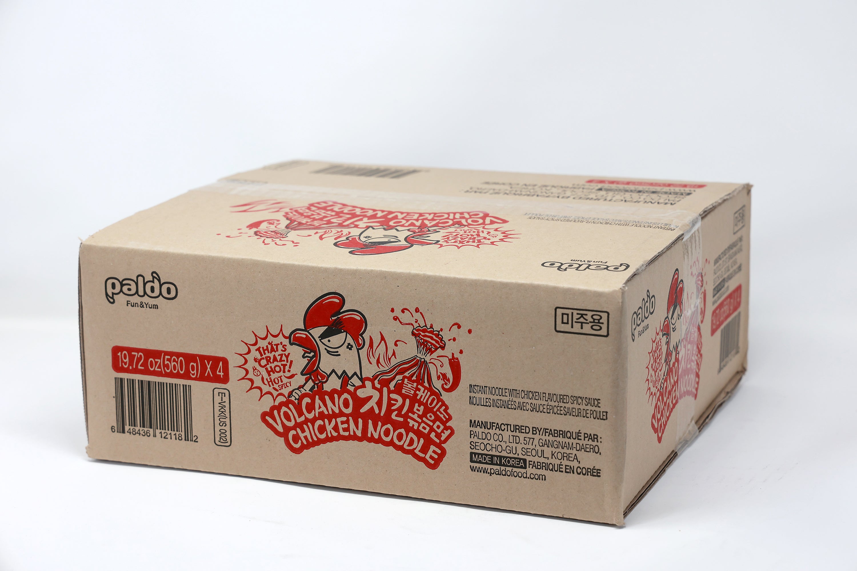 Paldo Fun & Yum Volcano Chicken Fried Instant Noodles