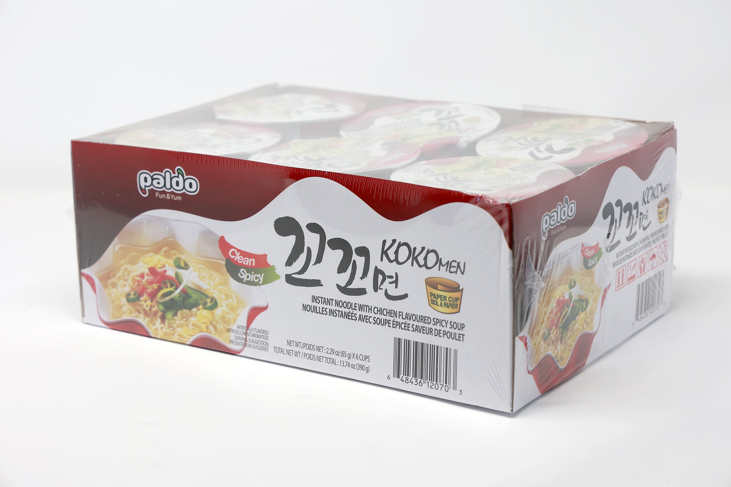 Paldo Fun & Yum Kokomen Small Cup Instant Noodles