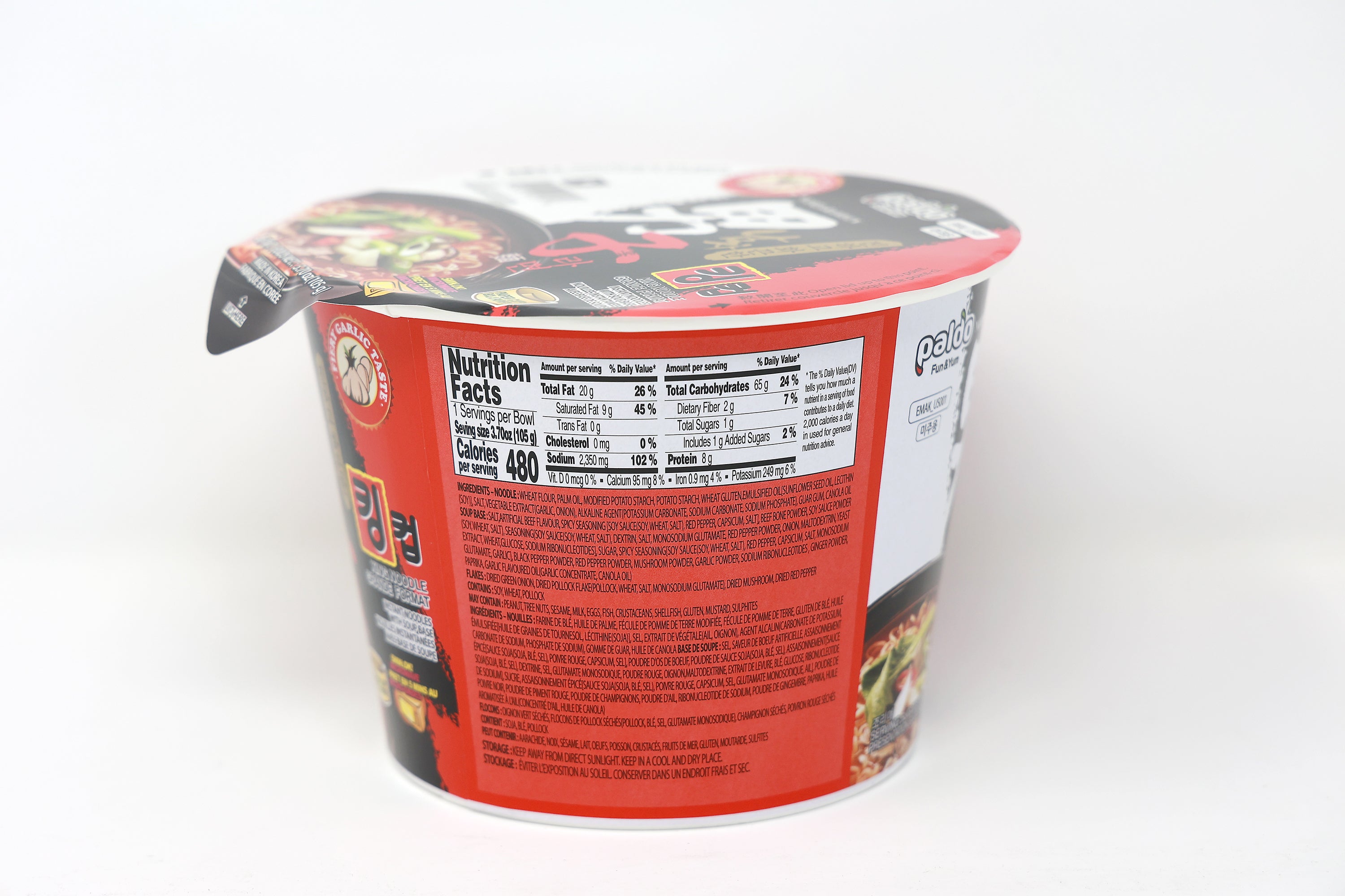 Paldo Fun & Yum Kingcup Namja Instant Noodles
