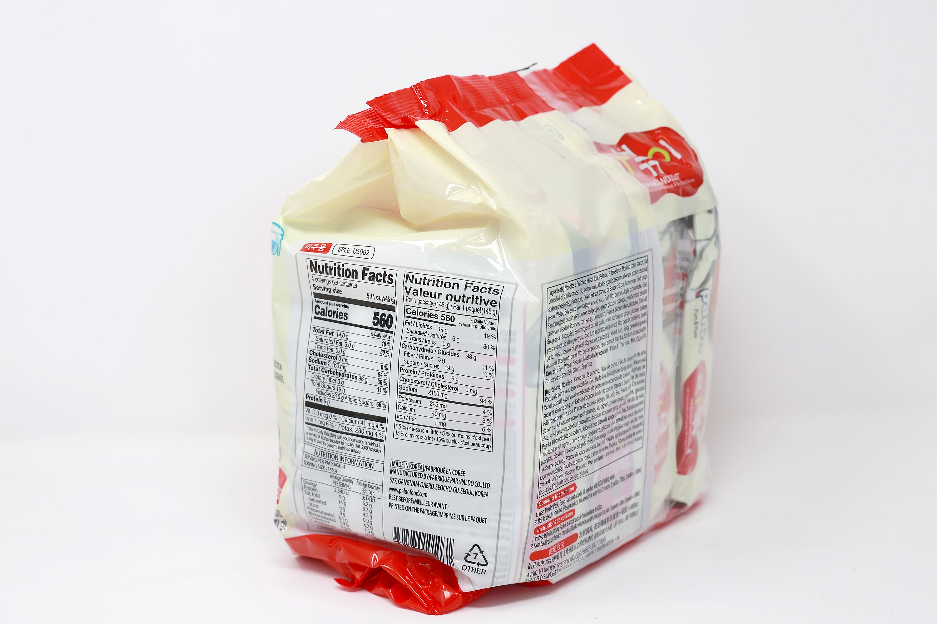 Paldo Fun & Yum Rabokki Noodles Instant Noodles