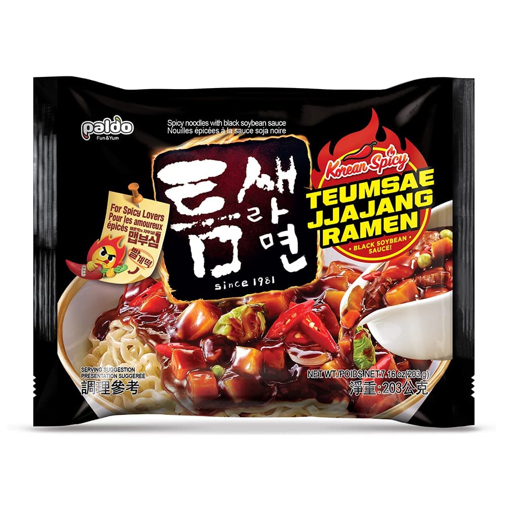 Paldo Fun & Yum Teumsae Jjajang Ramen Instant Noodles