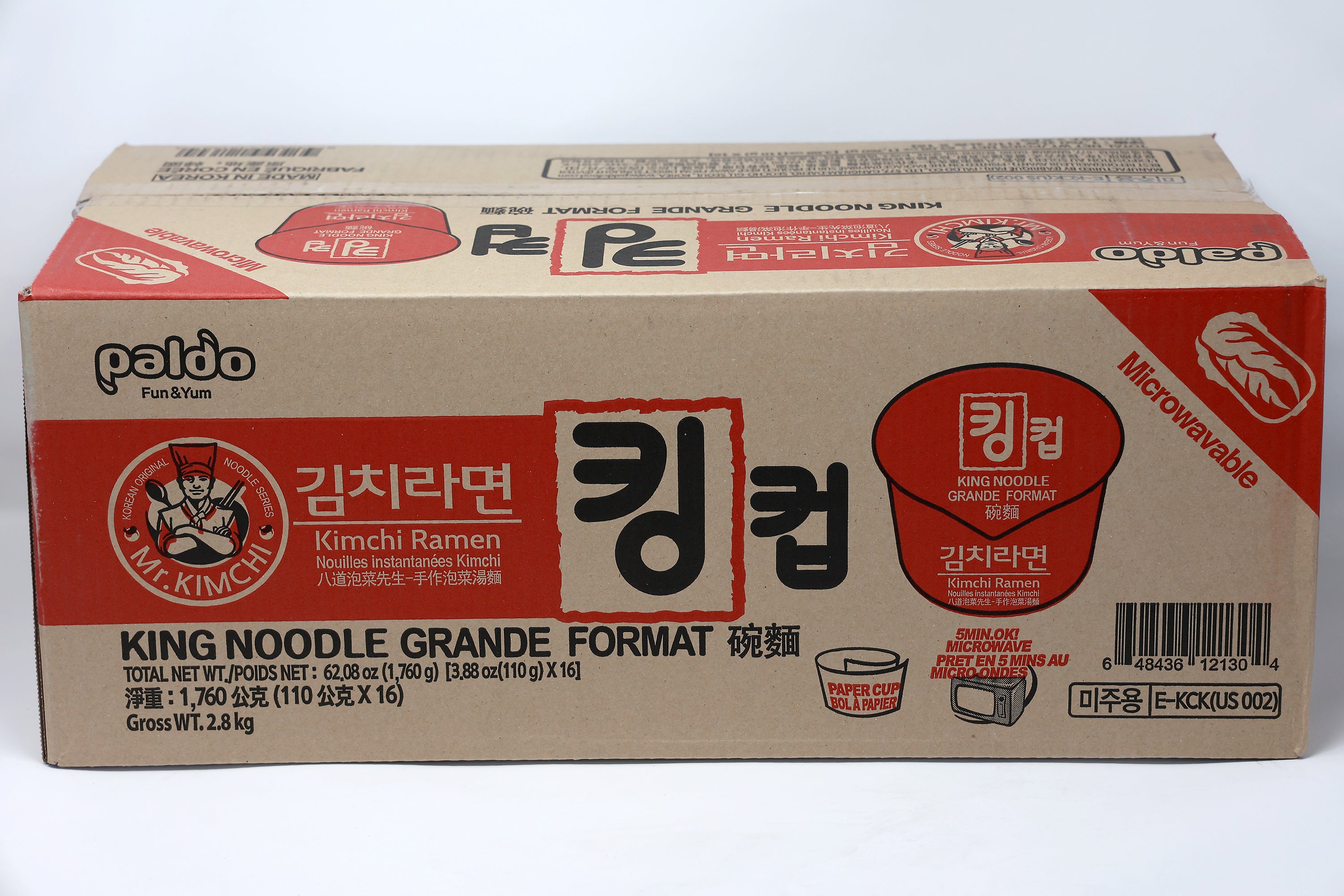 Paldo Fun & Yum Kingcup Mr. Kimchi Instant Noodles