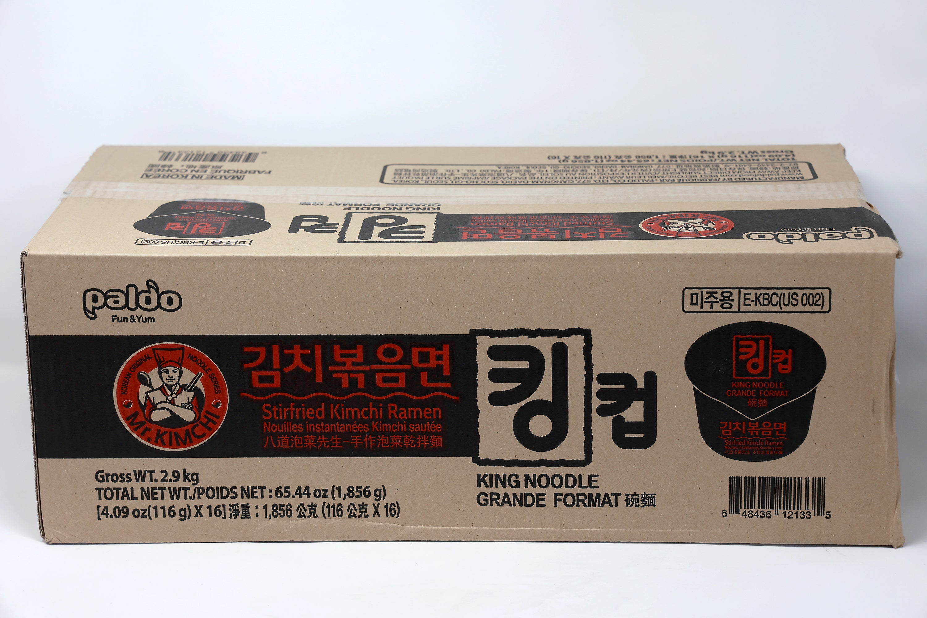 Paldo Fun & Yum Kingcup Mr. Kimchi Stir Fried Instant Noodles