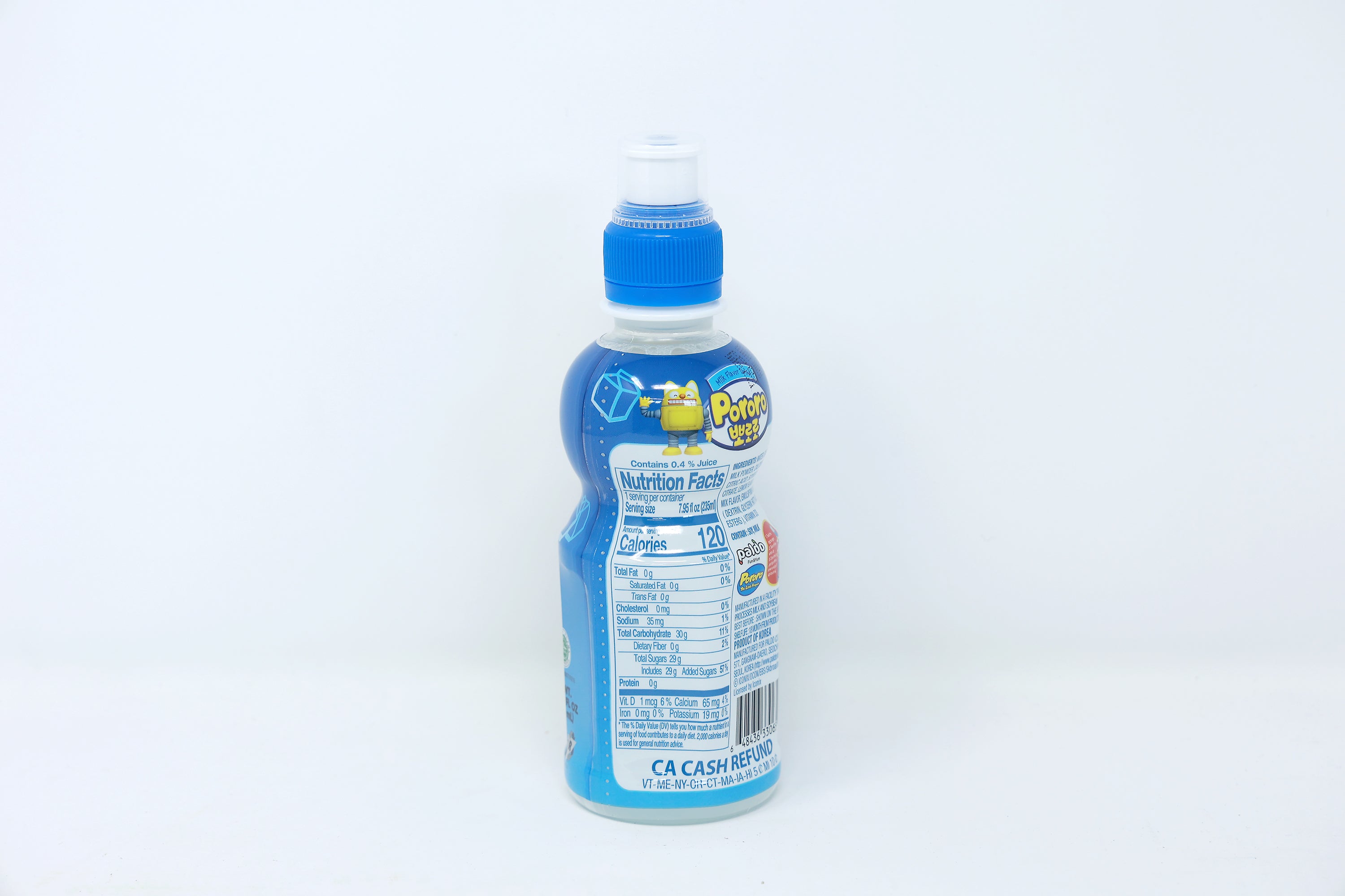 Paldo Fun & Yum Pororo Drinks Milk Flavor Beverage 235ML