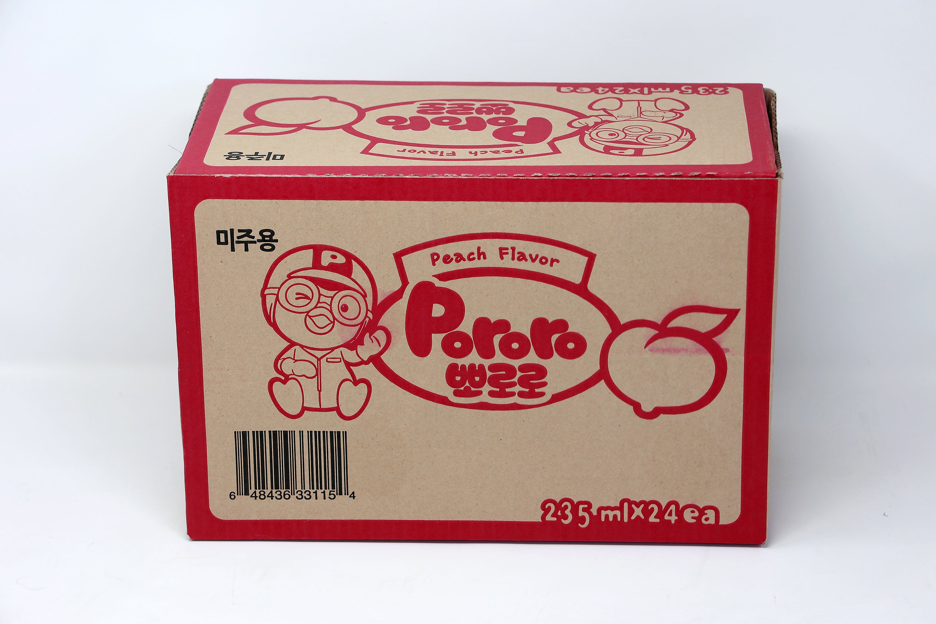 Paldo Fun & Yum Pororo Drinks Peach Flavor Beverage 235ML