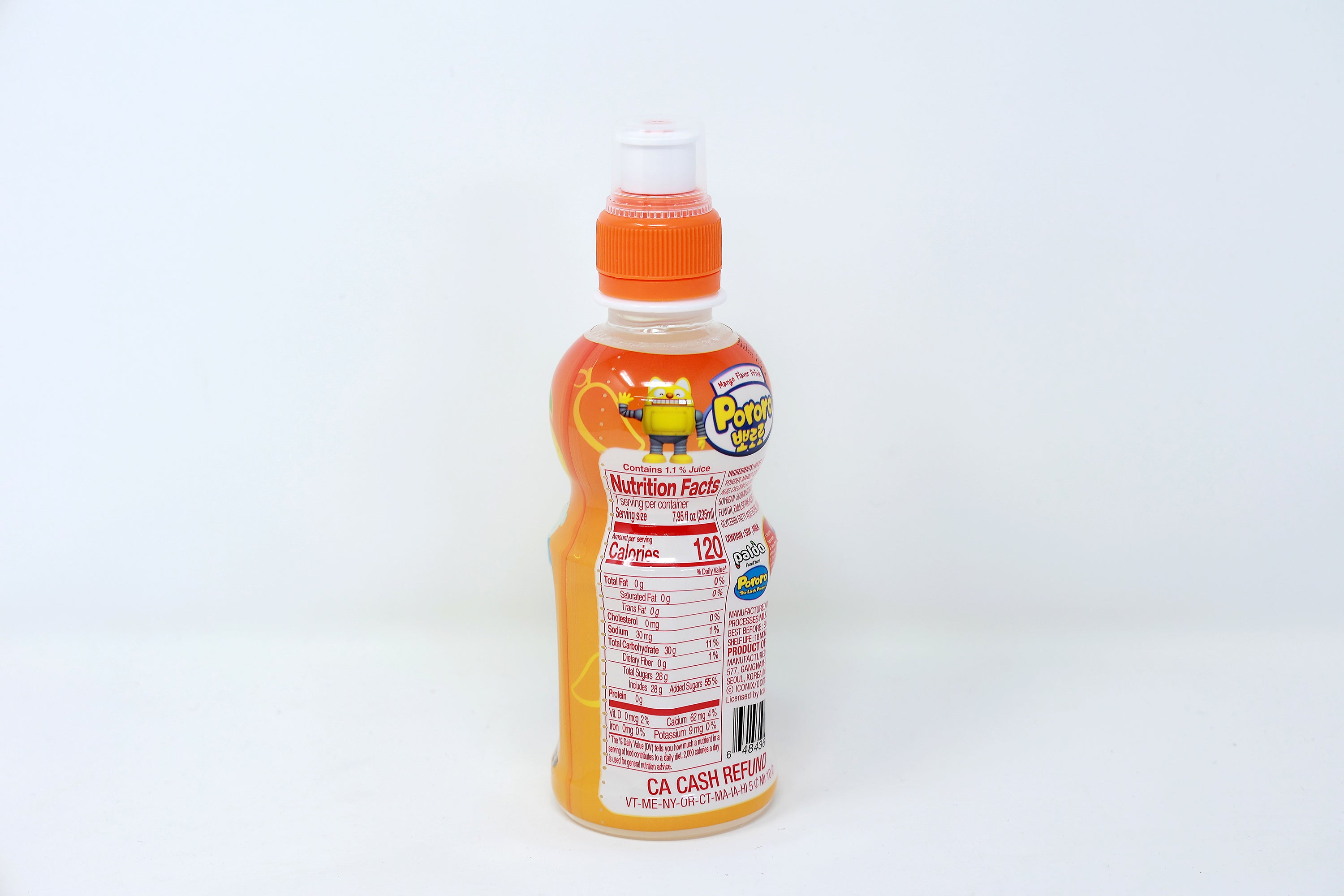 Paldo Fun & Yum Pororo Drinks Mango Flavor Beverage 235ML