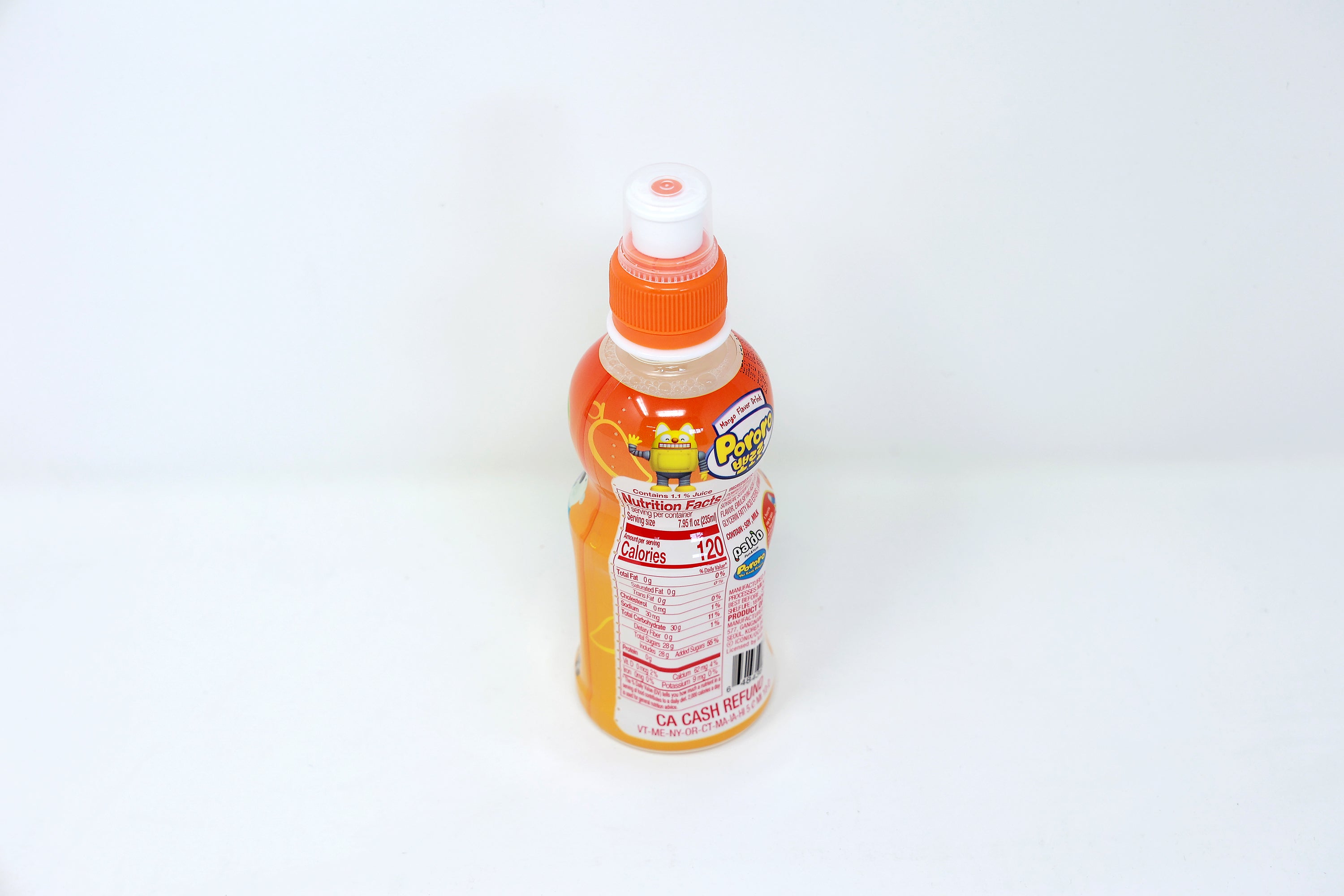 Paldo Fun & Yum Pororo Drinks Mango Flavor Beverage 235ML