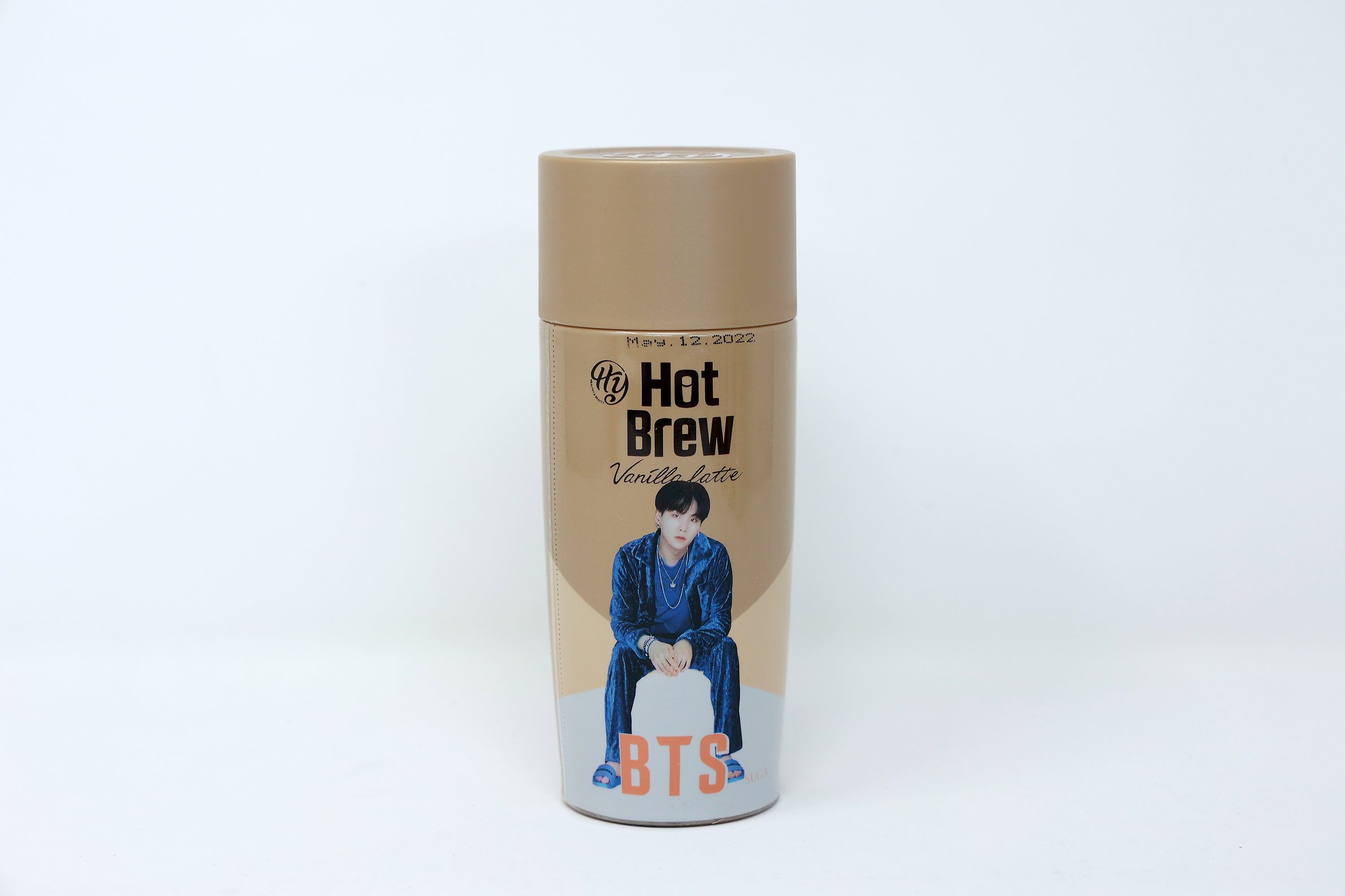 Paldo Fun & Yum BTS Bangtan Boys Special Coffee Package, 24 Vanilla Latte Bottles, Variety Pack, Unsweetened, Sugar-Free, Gluten-Free, On-the-Go Coffee Drink, 9.13 Fl oz (270ml), Made in Korea