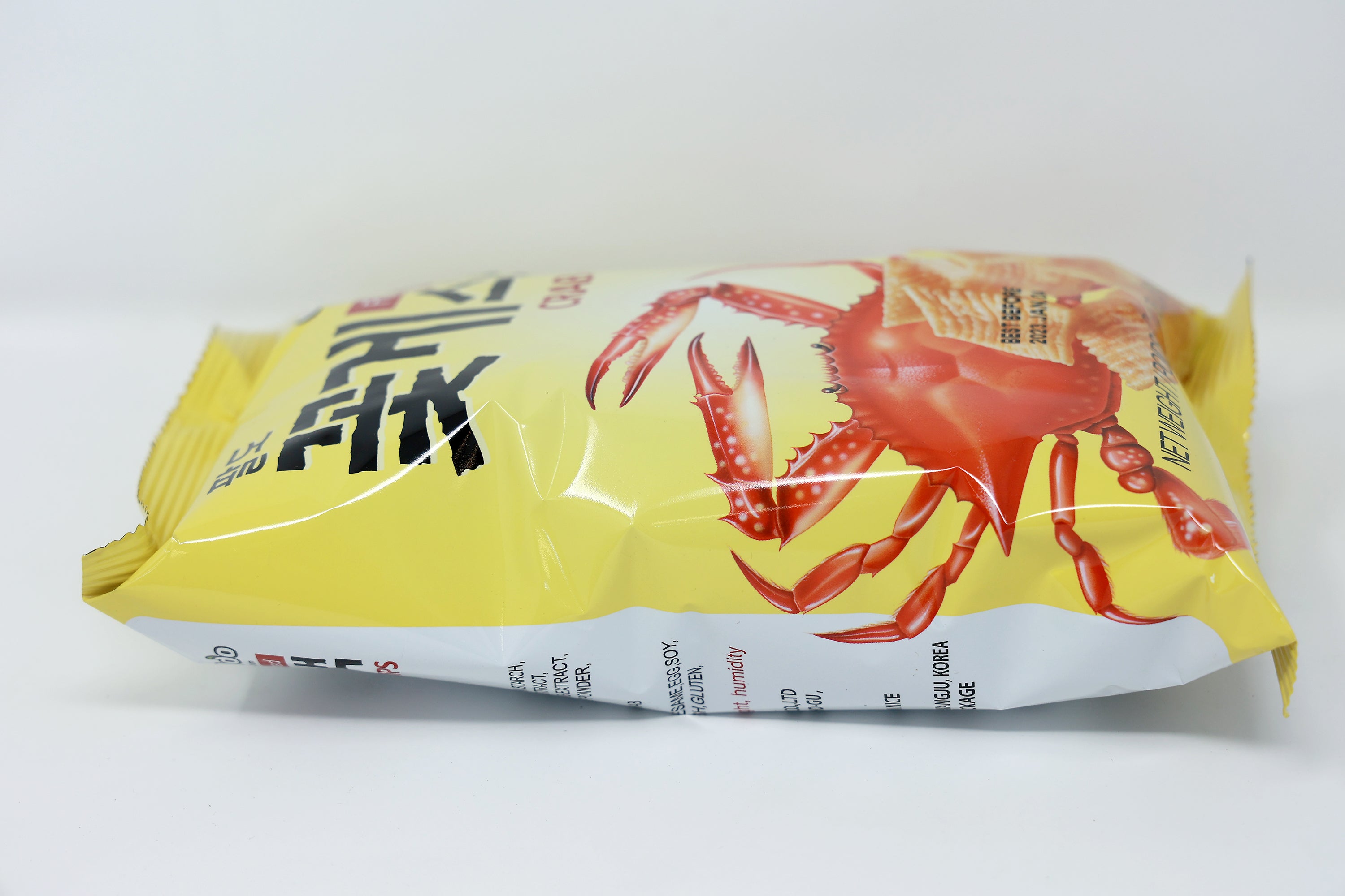 Paldo Fun & Yum Crab Snack Crackers Chips, Most Loved Korean Snacks 팔도 꽃게스낵 1.76 oz