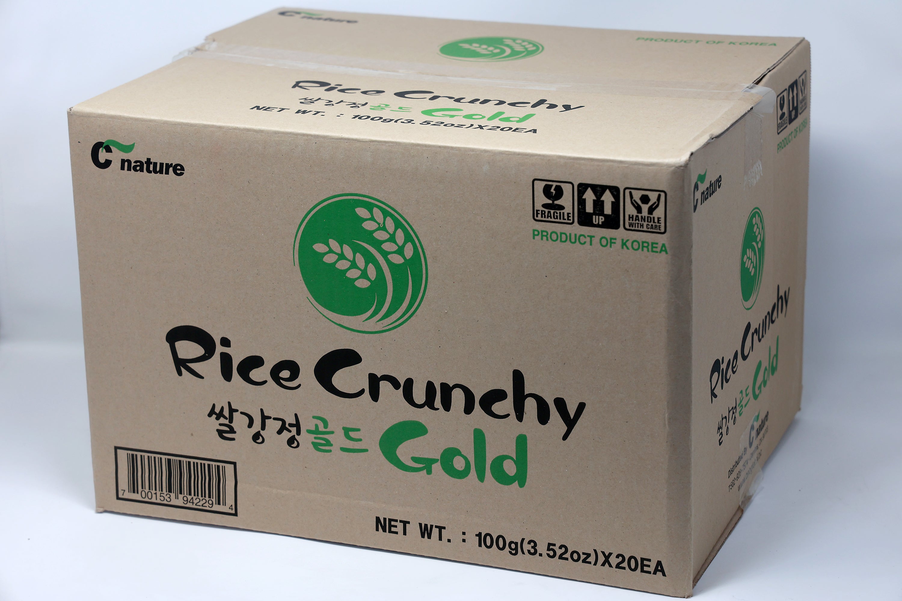 Paldo Fun & Yum Crunchy Roller - White Rice Rollers, 9-Count, 20-Pack Box