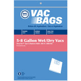 Shop Vac Compatible Style E 5/6/8 Gallon 3 Pack Bags 9066100