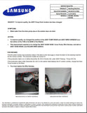 Samsung DC98-01877B Washer Drain Pump Service Kit