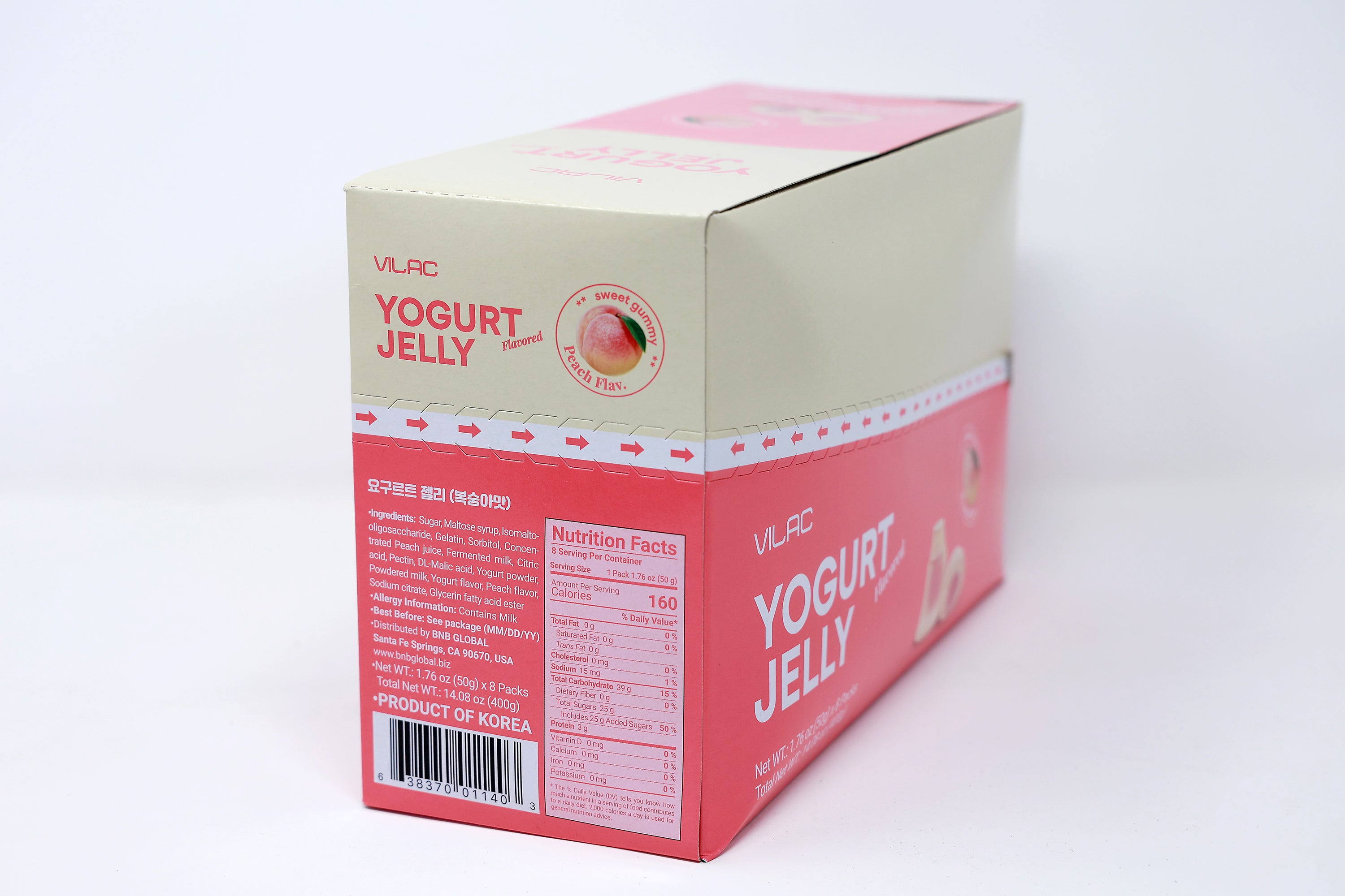 Paldo Fun & Yum Vilac Jelly Yogurt Peach Flavor