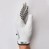 GolfSkin Men Black Golf Glove- Left Hand Golf Glove for Men-All Weather Grip