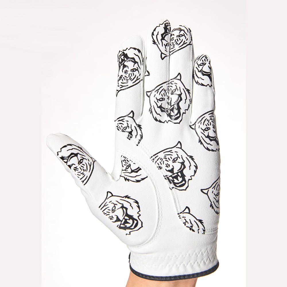 GolfSkin Korean Flag Design- Left Hand Golf Glove unique Designs for All Weather Grip