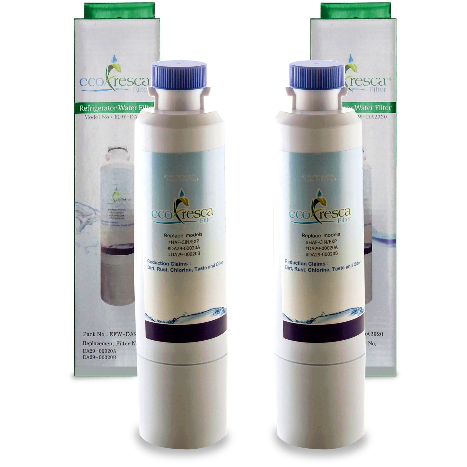 EcoFresca EFW-DA2920 for Samsung DA29-00020B DA29-00020A Replacement Water Filter