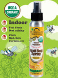 US Organic’s Anti Bug Spray 4 fl oz is safe-to-use Herbal Insect Repellent. Anti Bug Spray Indoor has Smooth & Dry formula and makes your skin feel comfortable for indoor use especially before sleeping.